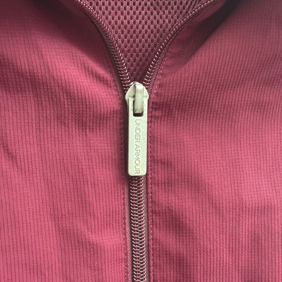 Under Armour Lightweight Zipper Retro Windbreaker Track Jacket Womens Size Small - Picture 3 of 8